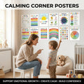 Calming Corner Posters&Feelings Wheel Chart🌈🧠