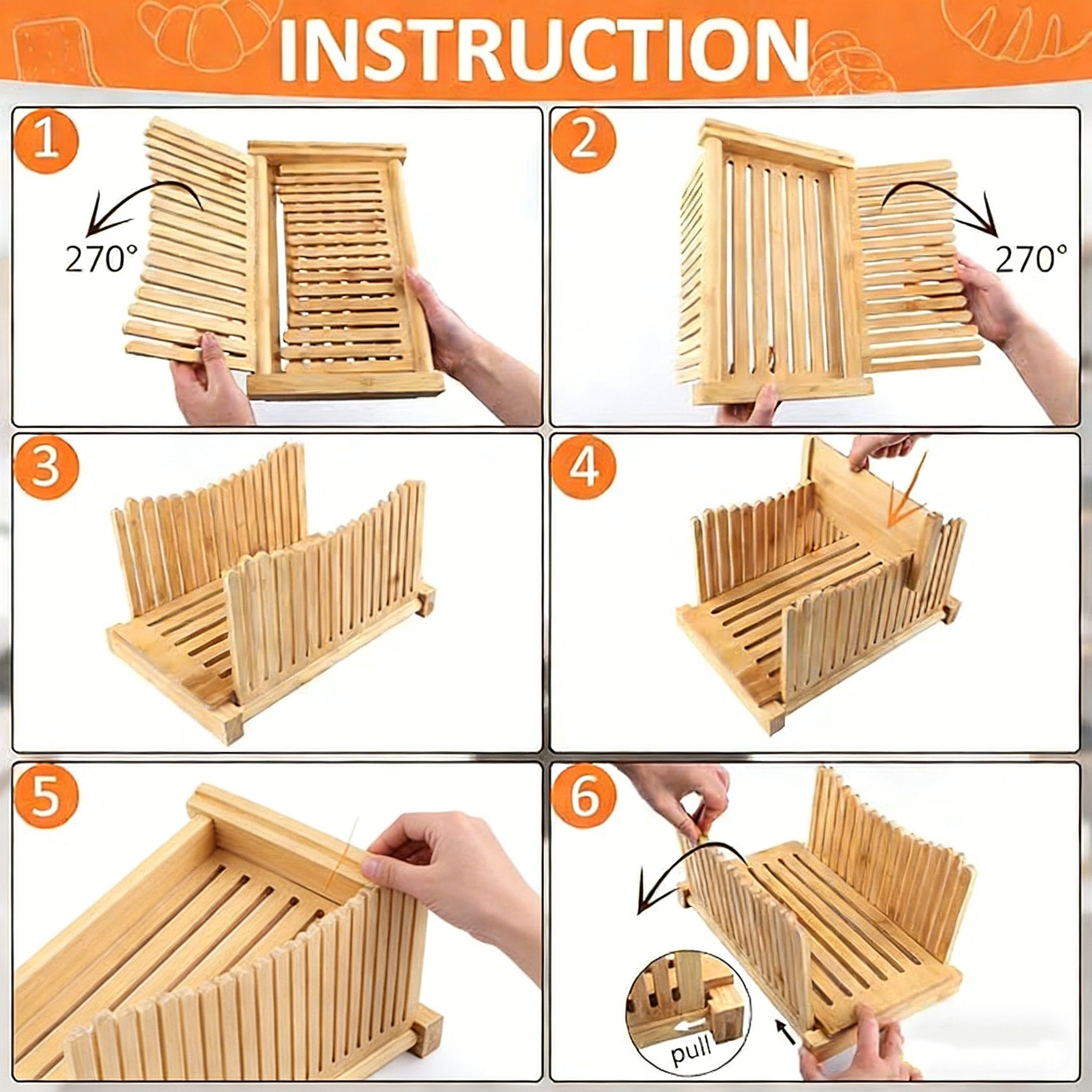 Bread Slicer with Adjustable Guide(Knife not included) 🍞✨