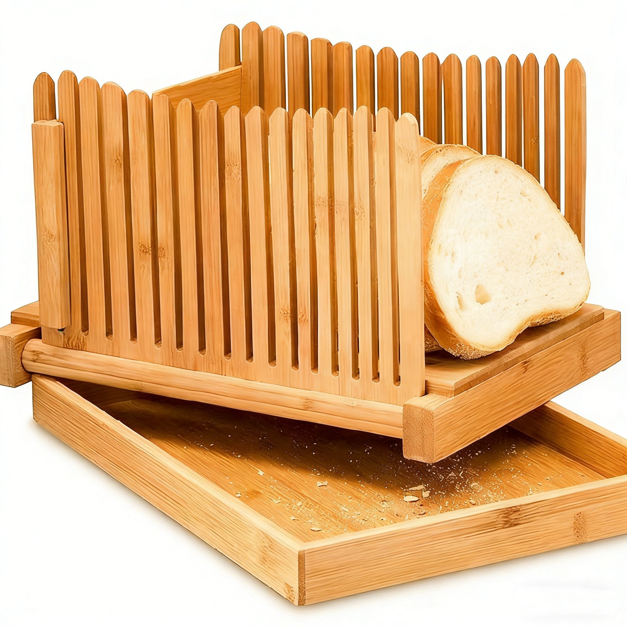 Bread Slicer with Adjustable Guide(Knife not included) 🍞✨