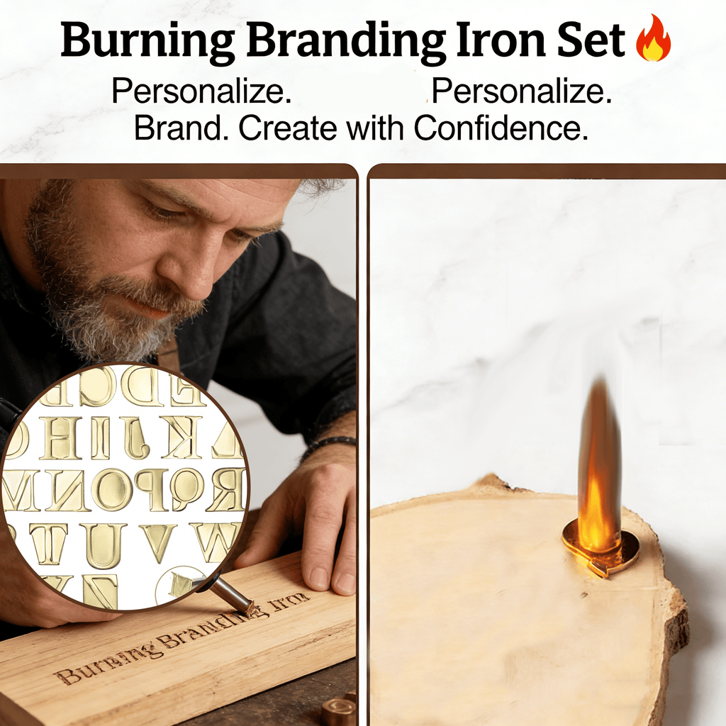 Burning Branding Iron Set  🔥