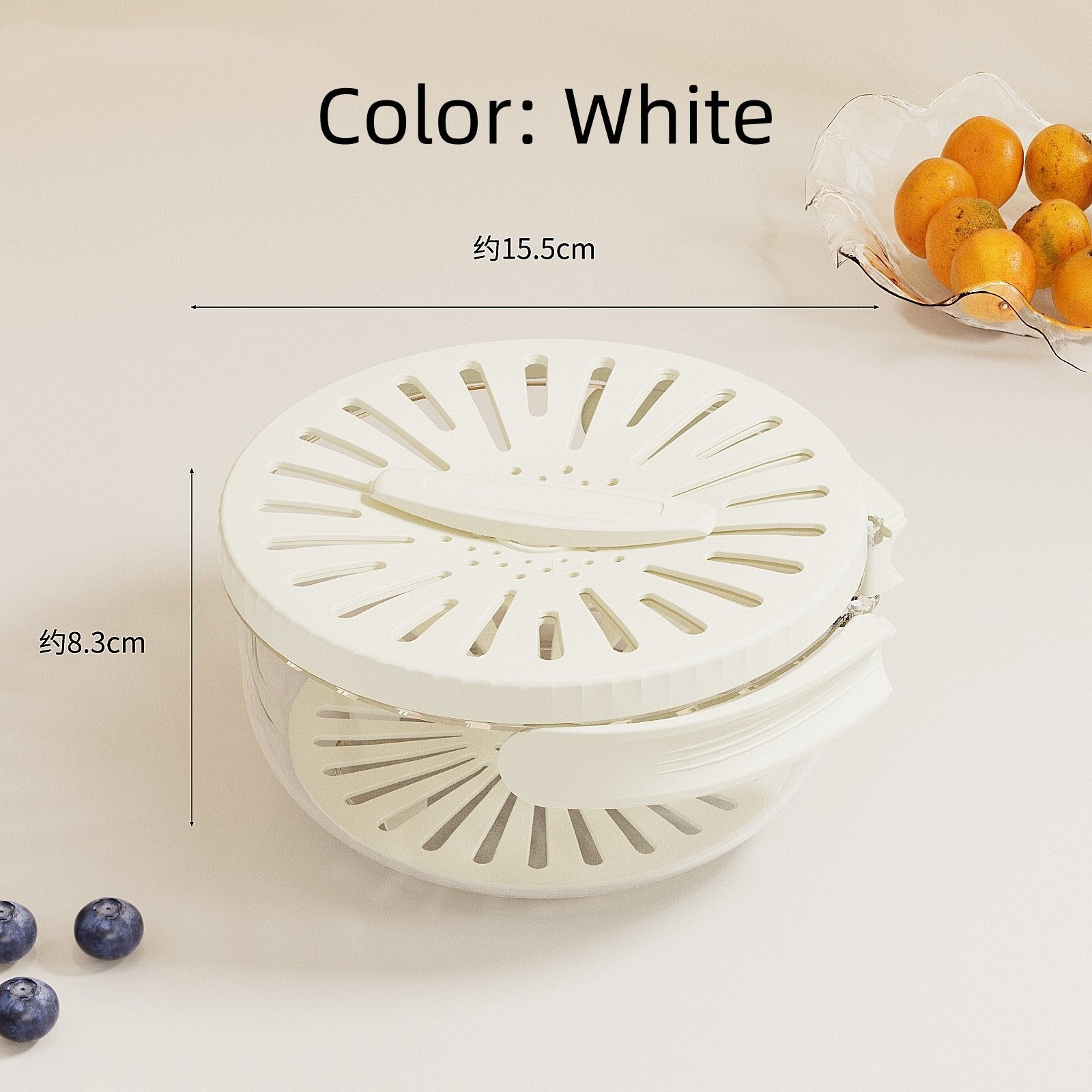 2024 New 2-in-1 Drainer and Strainer | Multi-Function Basket with Lid & Collapsible Handle