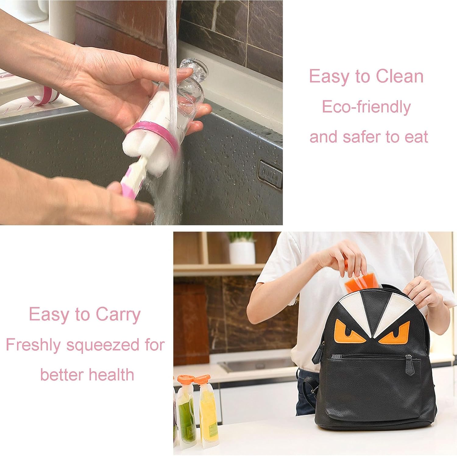 Baby Food Pouch Maker Squeeze Station