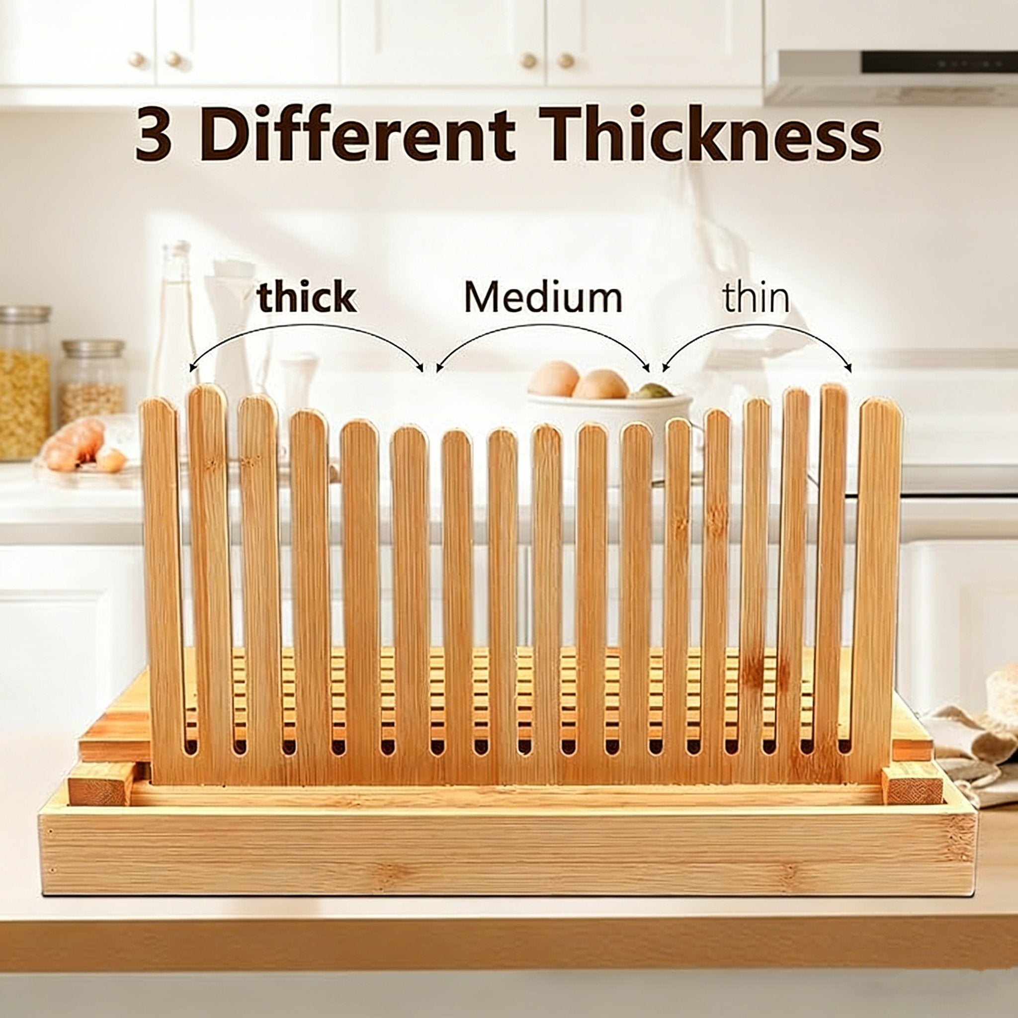 Bread Slicer with Adjustable Guide(Knife not included) 🍞✨